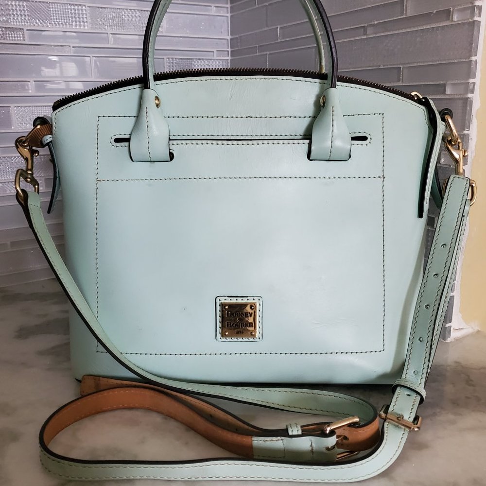 Dooney and Bourke Domed Beacon Crossbody Pale Blue
